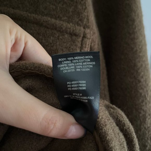 Aritzia Ganna Wool Brown Jacket - Picture 5 of 8